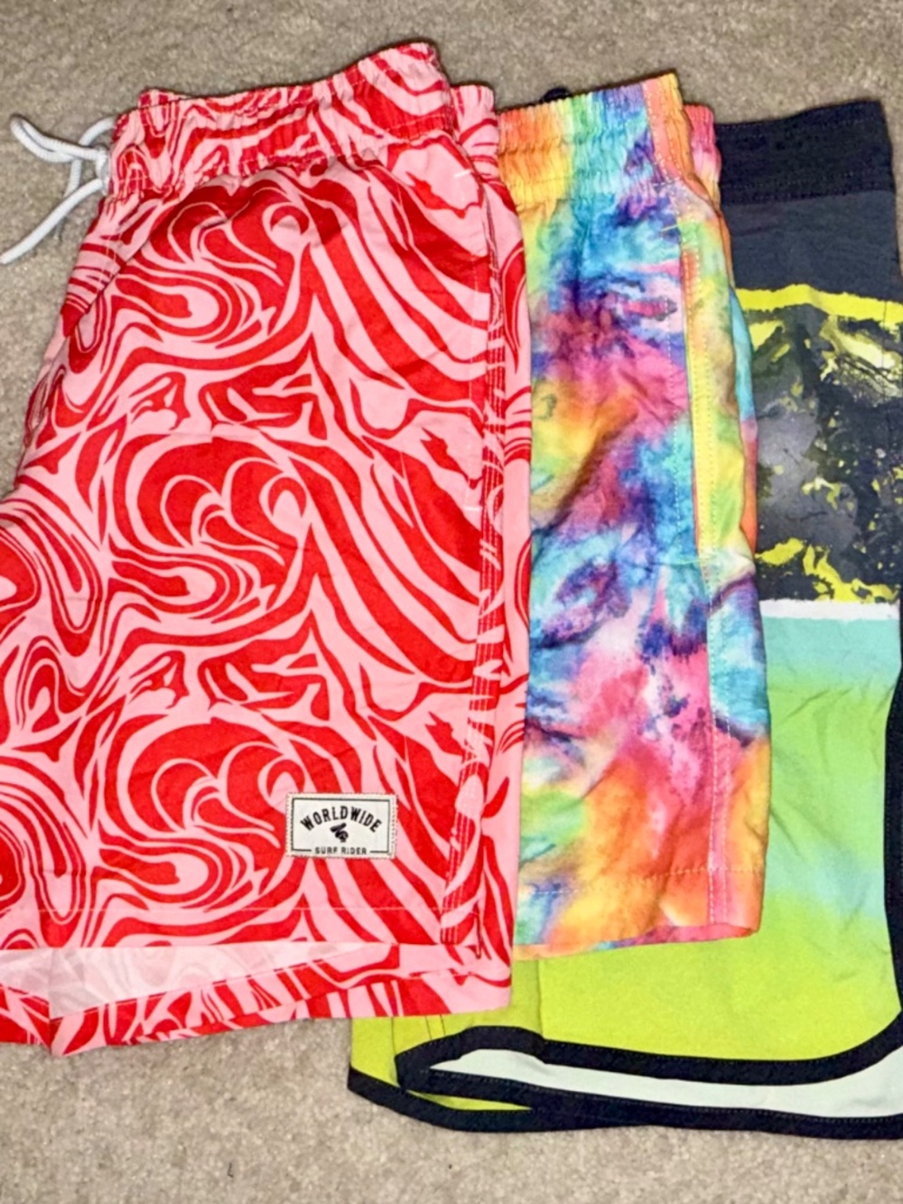 Men's Swim Shorts Bundle – 3 Pack (Men's Sm) - Picture 6 of 14